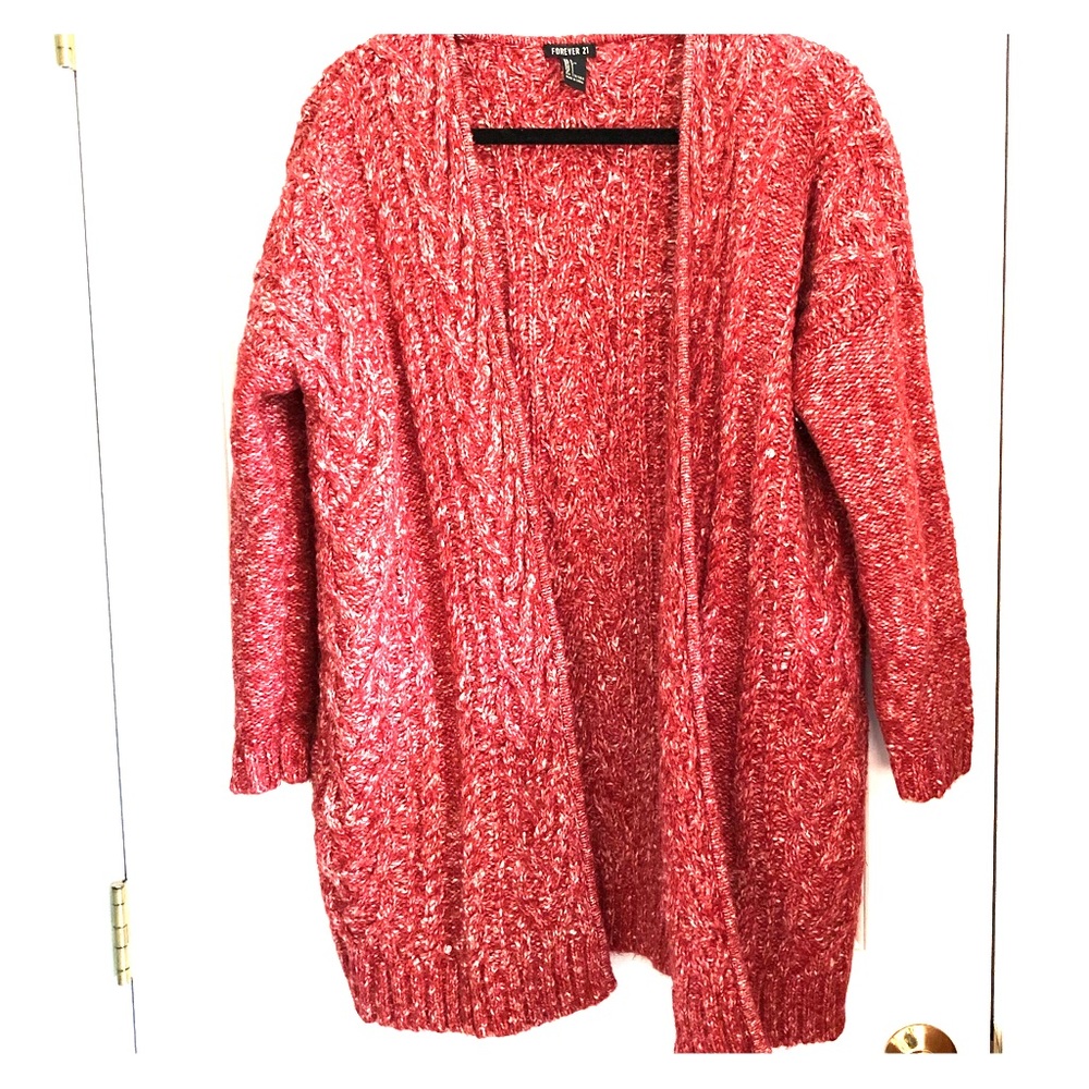 Forever 21 rust cardigan L super comfy!